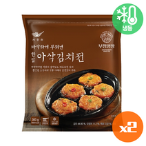 기타 사옹원 부침명장 바삭하게 부쳐낸 한입 아삭김치전 300g 2개