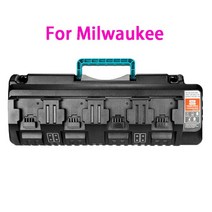 디월트충전기 호환 밀워키 14.4V 18V 20V DC18SF DCB104 BS1418 M18 BL1830 AL1860 Bosch Makita 용 4 포, 04 For Milwaukee_01 미국