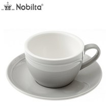 노빌타 라인 드립커피 커피잔 그레이 260ml/카푸치노