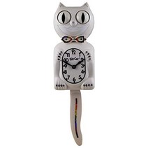 킷캣클락 kit cat clock 미국 클래식 눈 꼬리 작동 아기 고양이 100년 전통 벽시계 화이트 블루 블랙