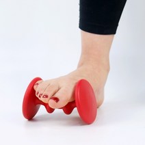 풋마사지 롤러 발마사지 풋케어 마사지 혈액 순환, 히비스커스 레드