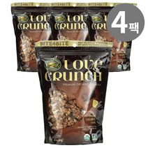 네이쳐스패스 러브 크런치 그래놀라 더블초콜릿 오트밀 326g, 4개