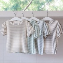 라인 골지 반팔티셔츠[리츠벨라]
