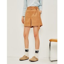 22SS 카멜 스트랩 면 숏팬츠 HSPA2B321CM