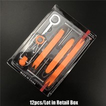 유니버설 자동차 스타일링 플라스틱 차량 대시 도구 도어 패널 오디오 해체 제거 설치 프라이 키트 수, 03 12pcs in Retail Box, 03 12pcs in Retail Box