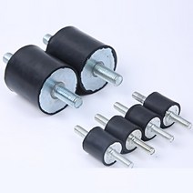 방진고무패드 고무발 스프링 진동 방지 M6x14 고무 마운트 남성 진동 방지 자동 블록 보트 보빈 공기 압축