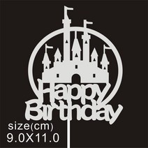 골드 실버 10 개/가방 영어 생일 축하 케이크 토퍼 생일 파티 장식 베이킹 DIY 액세서리, 16 014 - 10pcs