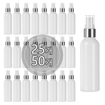 [50개묶음판매] 금속스프레이 20ml 30ml 50ml 60ml 75ml 80ml 100ml 스프레이공병 미스트용기, 100ml 백색용기, 골드캡, 50개