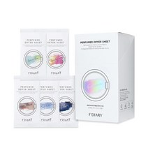 에프다이어리 섬유유연제 러브레터 퍼퓸 드라이시트 건조기시트 5가지 향 x 6매(30매), 30매입