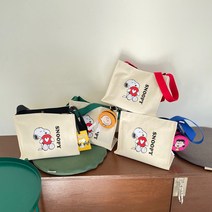 (라이센스 정품) 피너츠 스누피 숄더 에코백 크로스백 학원가방 노트북가방 - 4 col