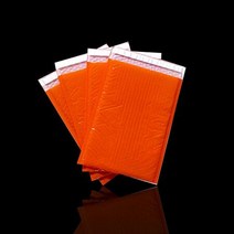 XXL400092+4cm 안전봉투 에어캡 (VC) 100장 충격방지 33X38cm, 오렌지 내경30X37cm+4cm