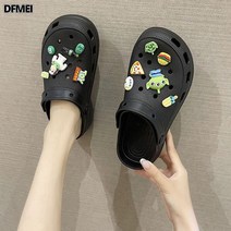 DFMEI 구멍신발 여자 샌들 슬리퍼