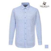 [TREMOLO] 가로 스트라이프 블루셔츠TGNTLUS2416