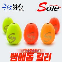 구짱낚시 SOLE 벵에돔킬러 벵에찌 극소형 구멍찌 바다구멍찌 벵에돔찌 바다낚시찌, S1(G1호), 벵에돔킬러-빨강