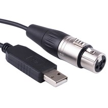 케이블 커넥터 USB RS485 제어 어댑터 Enttec Open DMX 인터페이스 케이블 ADJ Inno 포켓 스캔 LED 라이트, 01 6ft