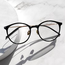 더브릴레 투명안경테 남자 여자 라운드 빅사이즈