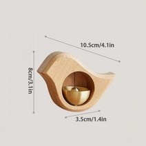 우편함 소리함 우체통 만들기 고충처리함 단독주택대문 일본 나무 초인종 버드 벨 펜던트 바람 종소리 구리 종 가게 주인 문 열기 입구 걸이식 알림, S1 doorbell
