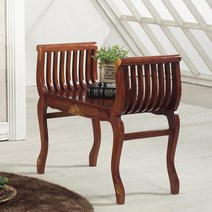 엔틱 원목 1인용 벤치의자 디자인가구 거실나무쇼파, 배송비, 지방