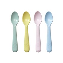 IKEA 4P 캠핑 피크닉 플라스틱 파스텔 스푼 예단 업소용 신혼 가정 답례품 혼수