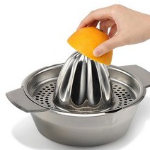 스테인레스 스틸 미니 수동 Juicer 감귤류 과일 레몬 오렌지 프레스 압착기 필터 그릇 가정용 주방 가제트, One Color_체코, One Color_체코, 보여진 바와 같이