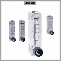 유량계 알람벨브 수도 계량기 PMMA Gas Flowmeter Air Flow Meter 1/4" BSP Female Square Panel Type, 08 2-20LPM