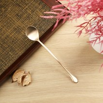 [천삼백케이] [새드리] 순수담 명인 명장 전통 방짜유기 티스푼, 단품