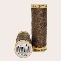 독일 Gutermann 면사 100 재봉사 바느질실 퀼트실 손바늘 실, 1114