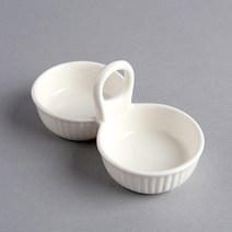 종지 미디움/스몰사이즈 도자기종지와 핑거푸드용 종지 업소용, S08_이구종지, 1size