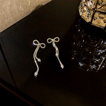 S925 은 바늘 티톡 폭발 귀걸이 여성 성격 한국 동대문 긴 술 귀걸이 빈티지 진주 귀걸이, E2685 골드, S925 실버 바늘