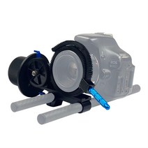 캐논 니콘 소니 렌즈 DSLR 카메라 및 캠코더 15mm 로드 리그용 기어 링 벨트가 있는 정확한 초점 팔로우 포커스 F1