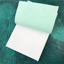 고무판화 이동식 고무 1510cm 컬러 양면 벽돌 3층 샌드위치 스탬프 소재 어린이, 밝은 녹색 흰색