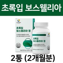 식약처 haccp 인증 보스웰리아 보수엘리아 fjcc복합체 보스벨리아 akba kba 보스웰릭산 초록입홍합 우슬 추출 분말 보이스웰리아 보슬웰리아 보스벨리아 정, 60정 x 2통