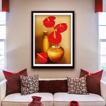 수재샵 안시리움꽃화병 (샤이닝 5D 가로 50cm X 세로 70cm) 보석십자수