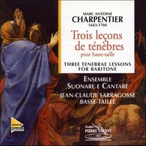 [CD] Suonare e Cantare 샤르팡티에: 테네브레 (Charpentier: Trois Lecons de Tenebres)