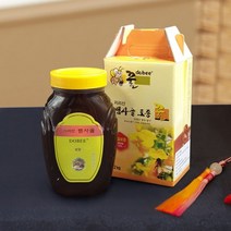 지리산뱀사골토종꿀 [지리산뱀사골] 밤꿀 1.2kg 선물세트 사양벌꿀 (병/선물용박스), 1, 없음/없음/없음