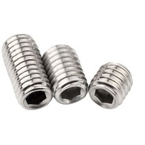 M2.5 실버 무두볼트 육각 소켓 20개 DIN916 스테인리스 스틸 SUS 304 랜치 스크류 렌치 고정, M2.5 x20개, 5mm