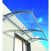 처마 비가림막 현관 렉산 차양 고정 어닝 캐노피 창문, 80cmx120cm, 80cmx120cm