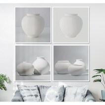 복들어오는 달항아리 그림 10종 힐링 풍수 인테리어 현관 거실 액자 집들이 가게오픈 선물, 01.[I] 달항아리, 캔버스