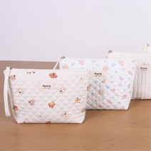 아기외출 소지품 누빔 파우치/ 스타일리쉬 수납 수납파우치 모던 멀티가방