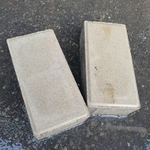 [10장] 직사각 보도블록 실내 인테리어 받침 단단한 벽돌, 시멘트색