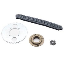 54 톱니 스쿠터 스프로킷 체인 드라이브 기어 프리휠 T8F 144 링크, [01] 은