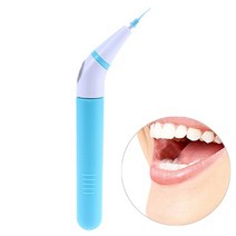 물칫솔 구강세정기 물치실 워터치실 치간세정기 1pcs 전기 치과 전원 flosser 구강 irrigator 비강 irrigators 수동 제어 휴대용 물 치과 flosser, 푸른