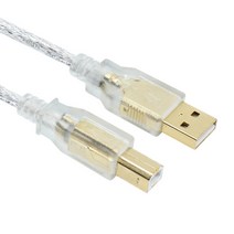 넥시 USB AB케이블 캐논 옙손 HP 프린터 복합기 연결선 스캐너 USB2.0 연결케이블, 3m, 1개