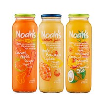 노아주스 3가지맛(당근진저+바나나리치 망고+애플 코코넛 파인애플) 260mlx12ea, 260ml