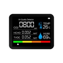 휴대용복합가스측정기 복합가스통도 이산화탄소 가스계측기 산소농도 CO2 휴대용 가정 온도 실, 02