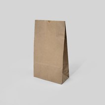 종이봉투 각대봉투 식품봉투 크라프트지 (중) 100장, 1개, 100개