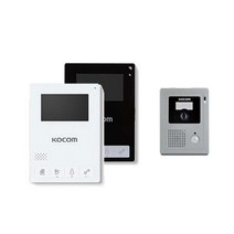 코콤 컬러 비디오폰 KCV-434 인터폰 초인종포함 블랙 화이트