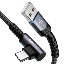 [c타입usb유선랜카드코드웨이] 코드웨이 USB A to C타입 고속 충전 케이블, 2m