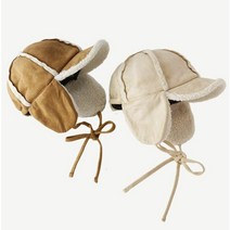 무스탕 트루퍼 귀덮개 방한용모자 군밤모자