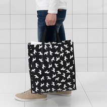 이케아 이케아 장바구니 쇼핑백 에코백 짐가방 이불 캠핑 여행 차박 세탁물 방수 수납 정리 HASTHAGE 헤스타게, 1개